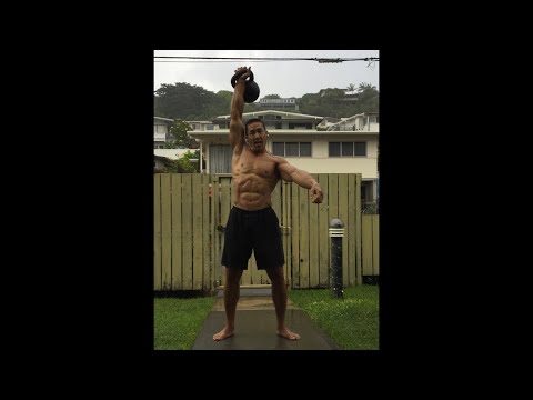 Day 194 - 62 lbs. Alternating Kettlebell C&J (rainy) x 10 Minutes Unbroken-November 24, 2020 4:30 pm