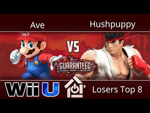 Guaranteed: GA Arcadian - Ave (Mario) vs Hushpuppy (Ryu) - Smash 4 Losers Top 8