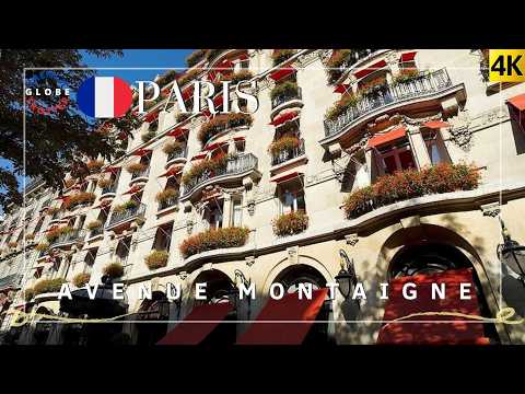 PARIS 8th Arrondissement🇫🇷 Champs-Élysées➜ Avenue Montaigne Luxury Walking tour 4K