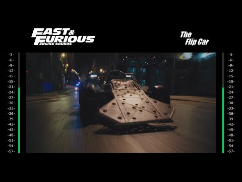 Fast & Furious 6: Engine Sounds - The Flip Car