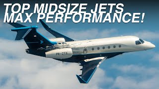 Top 5 Mid-Size Private Jets With Maximum Speed & Performance | Price & Specs