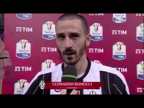 Juventus - Lazio 2-0 (17/05/17), Coppa Italia 2016/17 - BONUCCI: "PRIMO PASSO VERSO IL TRIPLETE"