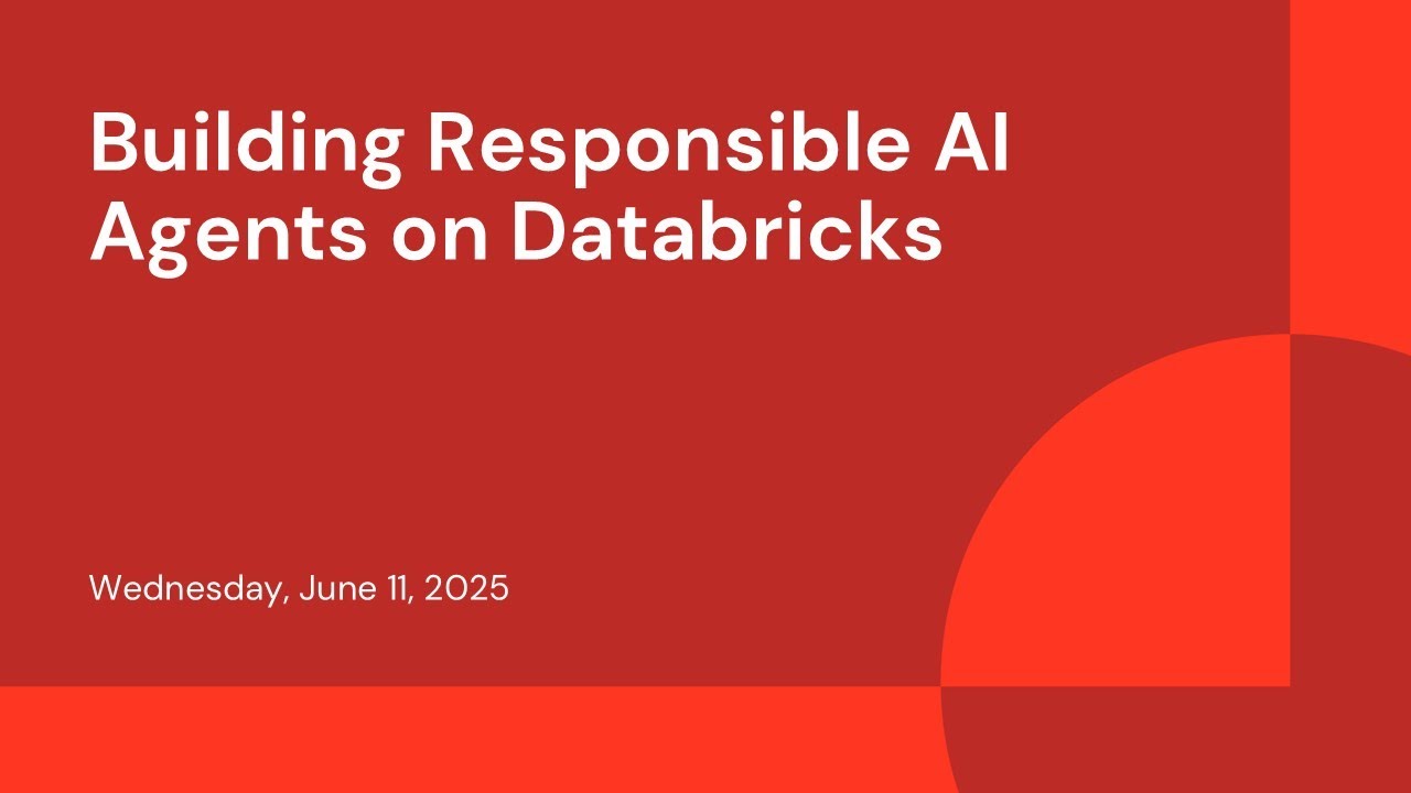 Building Responsible AI Agents on Databricks