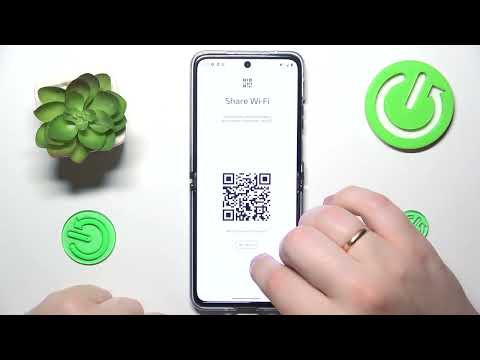 How to Share the WiFi Network Password & QR Code on a MOTOROLA Razr 40 Ultra