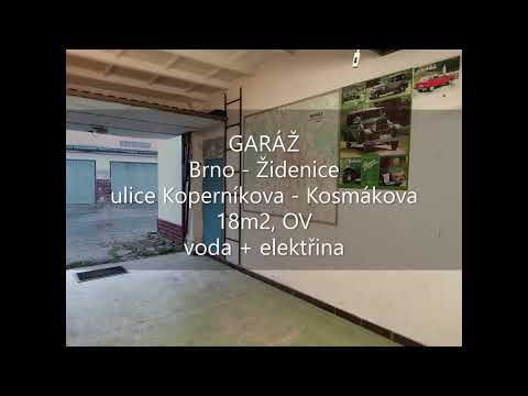 Video z << Prodej garáže, 18 m2, Brno >>