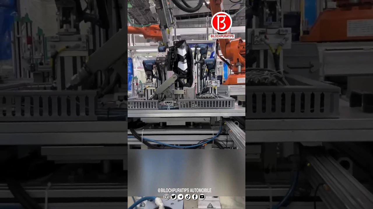 Headlight Manufacturing ProcessMass quality inspection chubby