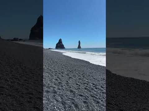 Iceland black beach | #iceland #blackbeach #travel #howto #whatsappstatus #trending #shorts