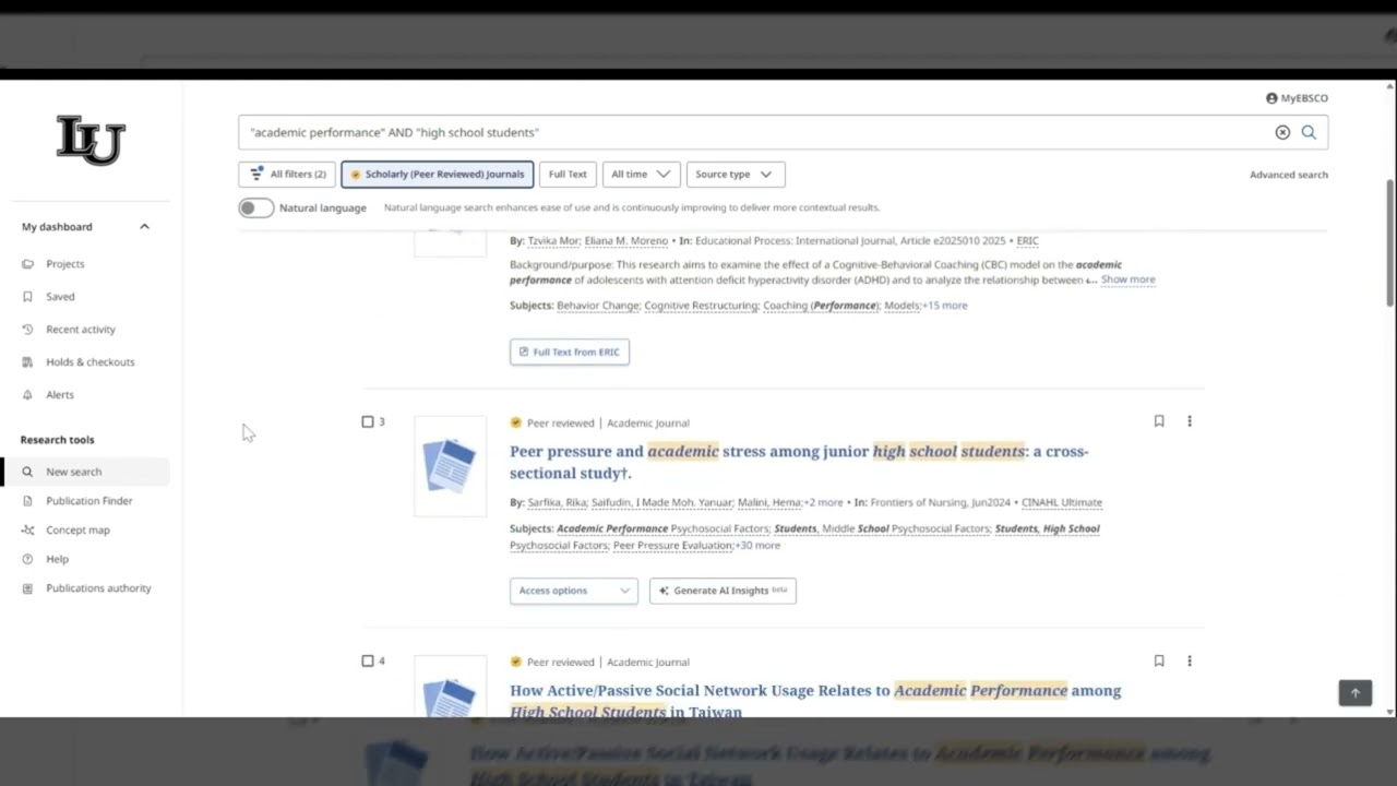 OneSearch Discovery Tutorial