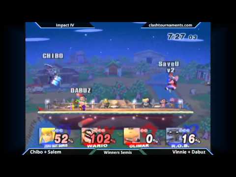 Impact IV - Vinnie + Dabuz vs Chibo + Salem - Winners Semis - SSBB
