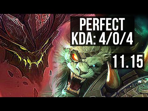 MALPHITE vs RENGAR (TOP) | 4/0/4, 400+ games | BR Master | v11.15