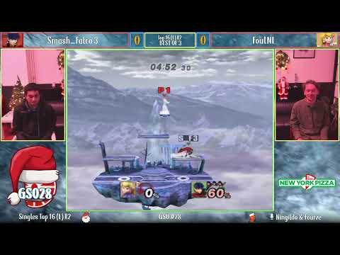 GSO28 PM - Smash_Falco3 (Ike) vs FoutNL (Peach) | Top 16 (L) R2