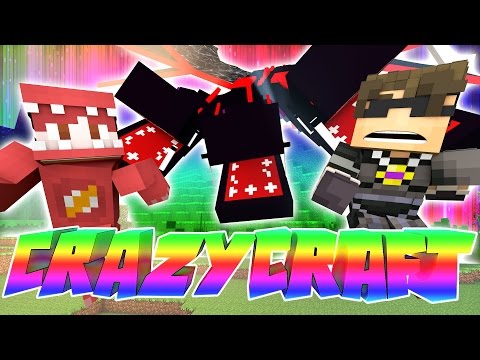 ONE SLAP PER DEATH CHALLENGE! | Minecraft Crazy Craft 3.0 Episode 2
