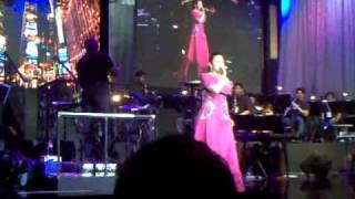 Lea Salonga during dress rehearsal of Your Songs concert, singing Defying Gravity