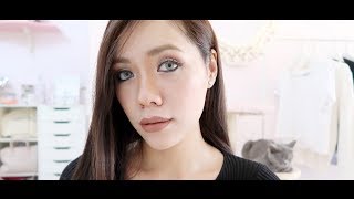 Silver Grey Makeup using Cute Makeup