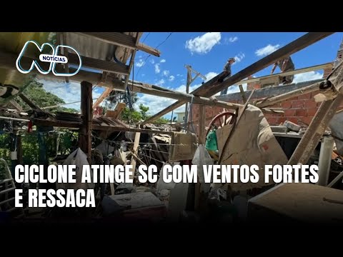 Ciclone extratropical causa ventos fortes e ressaca em Joinville
