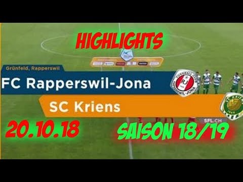 Highlights: Fc Rapperswil - Jona vs Sc Kriens (20.10.18)