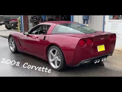 2008 Corvette: Magnaflow mufflers