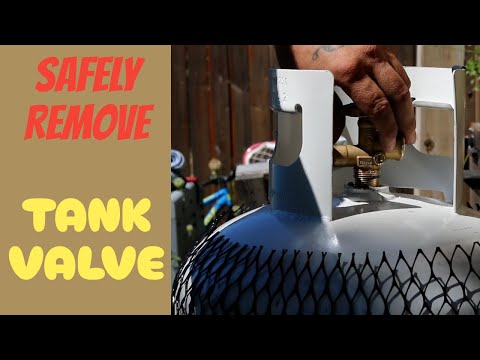 How To Safely Remove Propane Tank Valve