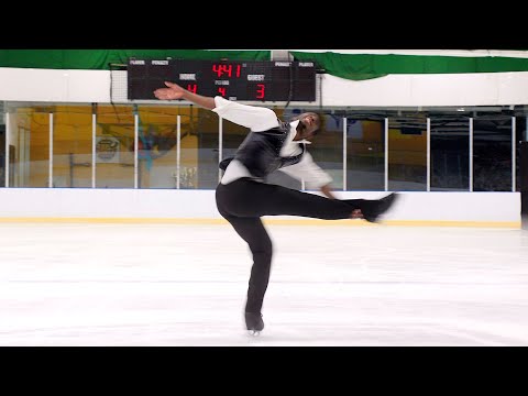 "A Change Is Gonna Come" Emmanuel Savary skates to Leslie Odom Jr. at ITNY's Fall Frolic