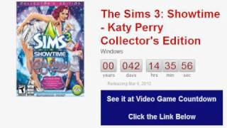 The Sims 3 Showtime - Katy Perry Collector's Edition PC Countdown