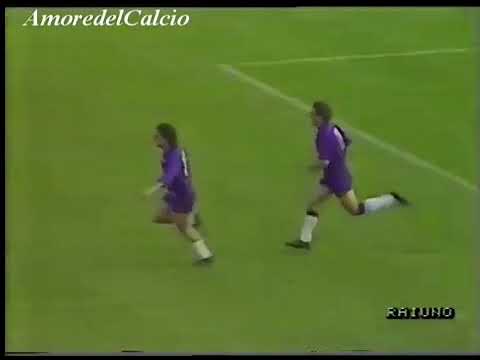Roberto Baggio (Fiorentina) - 12/02/1989 - Fiorentina 4x3 Internazionale - 1 gol