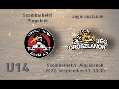 U14 72  Szombathelyi Pingvinek -  Jégoroszlánok (élő közvetítés)