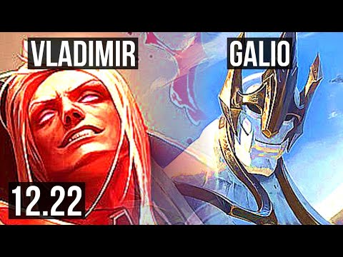VLAD vs GALIO (MID) | 3/3/16, 400+ games | KR Master | 12.22