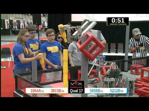 2015 VRC Math Q17 - 1064A 3815B vs 5956B 5212B - 51 to 92 - VEX Worlds 2015 - Math Division