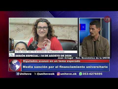 Diputados aprobó en general la ley de financiamiento de universidades nacionales