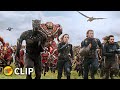 Battle of Wakanda - Outriders Attack Scene | Avengers Infinity War (2018) IMAX Movie Clip HD 4K