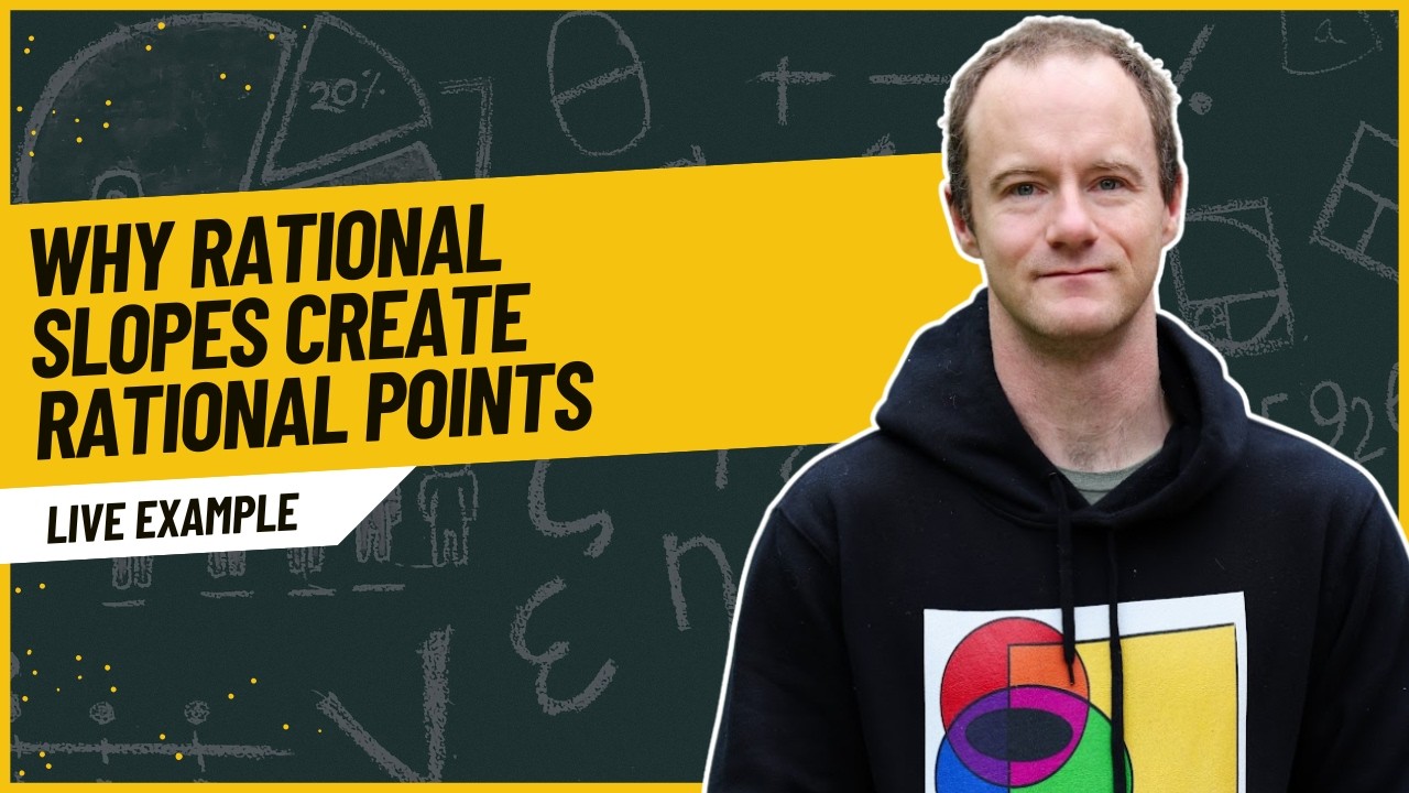 Why Rational Slopes Create Rational Points (Live Example)