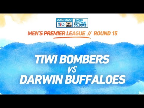 Tiwi Bombers vs Darwin Buffaloes: Round 15 - Men's Premier League: 2019-20 TIO NTFL