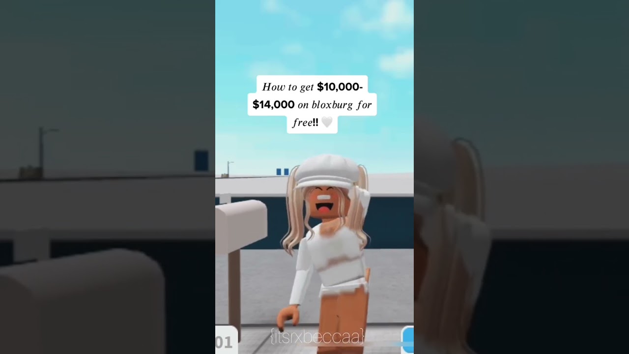 how to make *FREE* money in bloxburg || roblox || #bloxburg #roblox #shorts #fyp #tiktok #trending