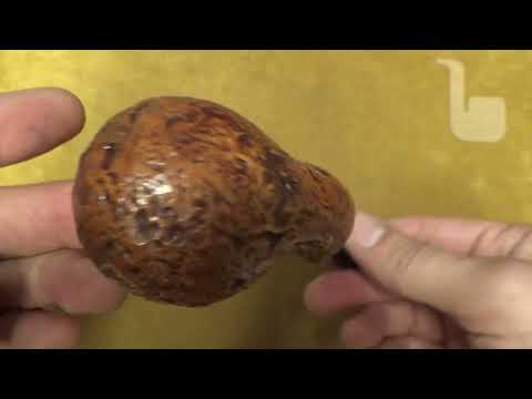 Pipa L'Anatra Sabbiata  - Bent Apple - Filtro 9mm - AN177