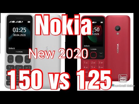 Unboxing 2020 new Nokia 150 vs Nokia 125