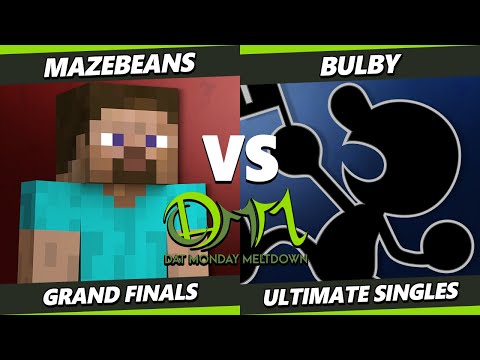 DAT MM 264 GRAND FINALS - MazeBeans (Steve) Vs. Bulby (Game & Watch) Smash Ultimate - SSBU