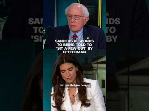 Sanders responds to being told to 'sit a few out' by Fetterman