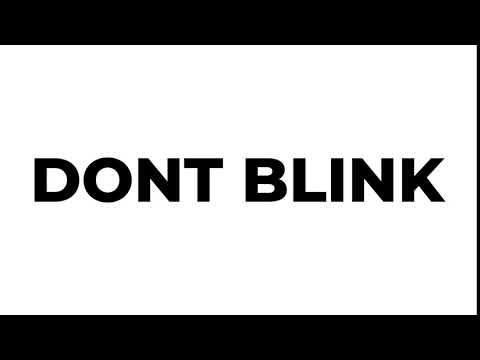 Kinetic Typography Intro - Dont Blink - Fast beat TEST ONE