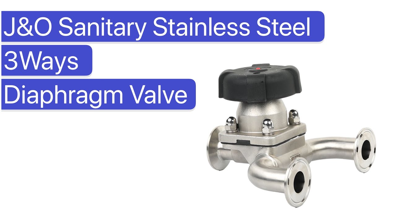 J&O Diaphragm Valves| U Type 3 Way