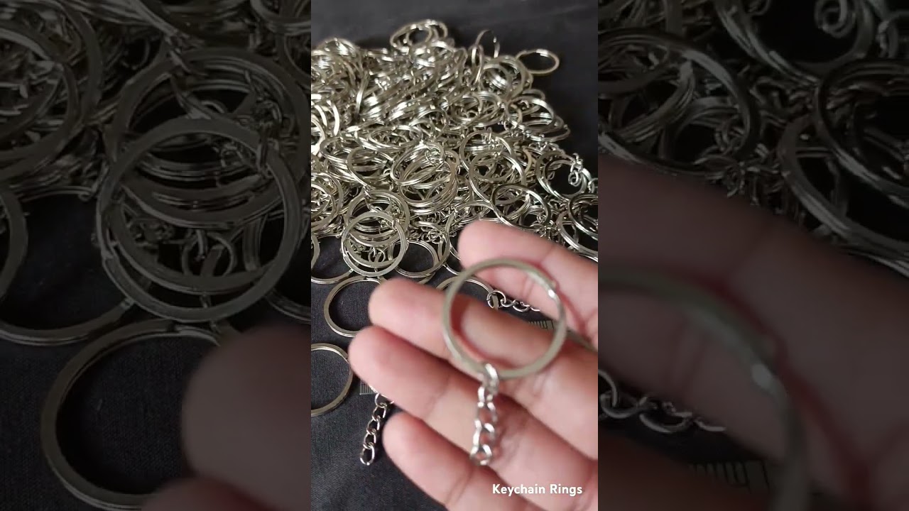 Keychain rings for DIY keychains #macramekeychain #diy #keychain#crochetkeychain #handmade