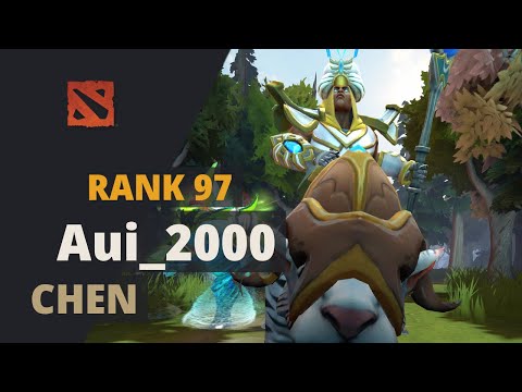 Aui_2000 (Rank 97) plays Chen Dota 2 Full Game