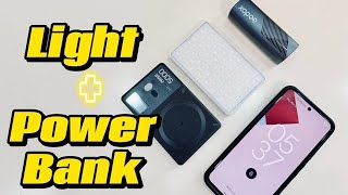 Iphone light and power bank 2 in 1