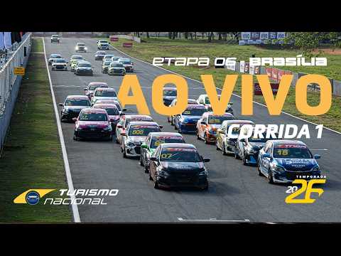 TURISMO NACIONAL 2026 | AO VIVO | 6ª ETAPA - CORRIDA 1 | BRASILIA, DF
