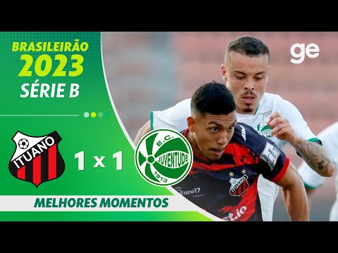 Gols e lances de Ituano x Juventude-RS