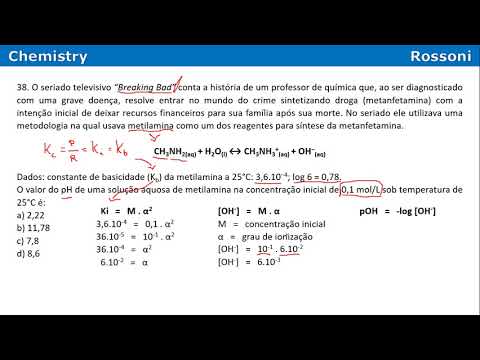 Acafe 2017 1 Medicina - Q38 pH da metilamina