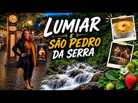 O que fazer em SÃO PEDRO DA SERRA e LUMIAR a noite? Gastronomia, Hospedagem, Cachoeira, Trilha...