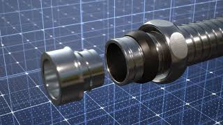 Montage FLEXA Metallverschraubung US System