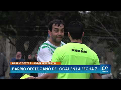 Barrio Oeste 2, Jorge Newbery 0 - 7ma Fecha del Clausura Liga Galvense