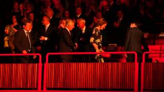 35 Years AB: Mauro plays The National Anthem for The Belgian King and Queen