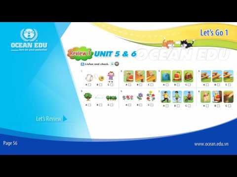 [Ocean Edu] Review 3 - Unit 5 & 6 | Student book - Let's Go 1